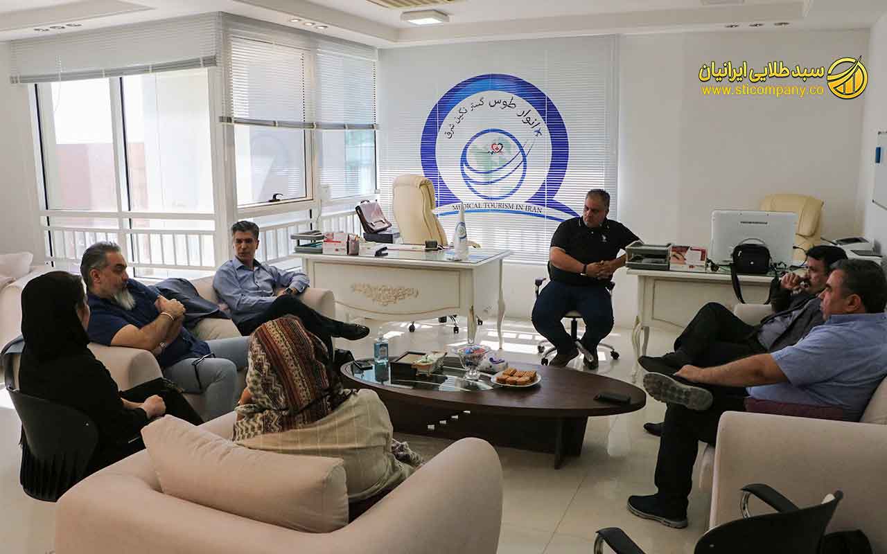 Meeting of the managers of the Iranian Golden Basket and Anvar Toos Gostar Negin Shargh
